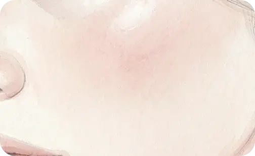 ツヤとハリのある肌のイメージ